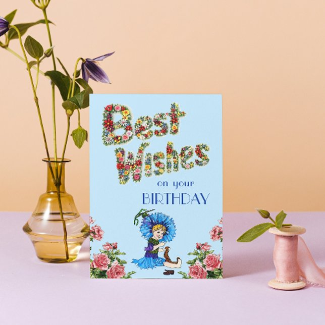 Herzliche Glückwünsche zu Ihrer Wildblume Karte (Von Creator hochgeladen)