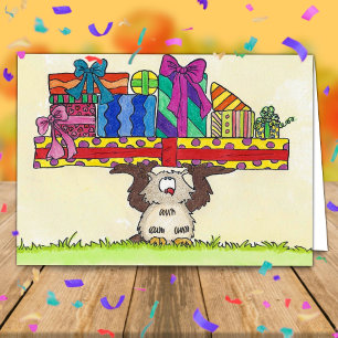 HERZLICHE GLÜCKWÜNSCHE zum Geburtstag Grußkarte vo Karte