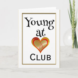 Herzliche Grüße für den Young at Heart Club Karte