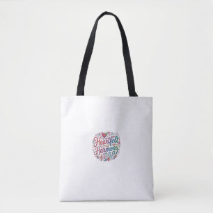 Herzliche Harmonie T-Shirt – Elegante Liebe & Einh