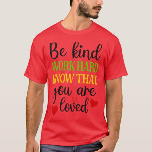 Herzliche harte Arbeit liebt tief T-Shirt