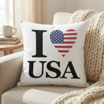 Herzliche Hingabe: I Liebe USA Iconic Pillow