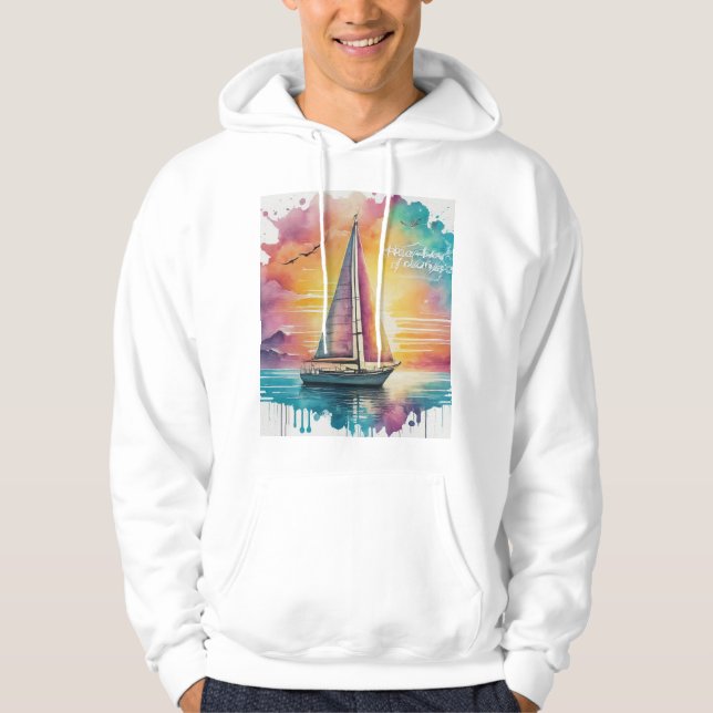 Herzliche Journeys Hoodie (Vorderseite)