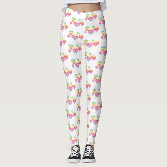 Herzliche Leggings (Vorderseite)