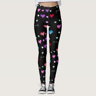 Herzliche Leggings am Valentinstag