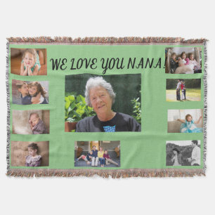 Herzliche Liebe für Oma Decke