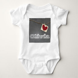 Herzliche Liebe Olivia Baby Bodysuit. Baby Strampler