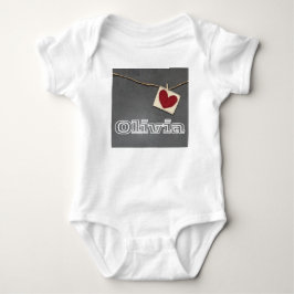 Herzliche Liebe Olivia Baby Bodysuit. Strampler