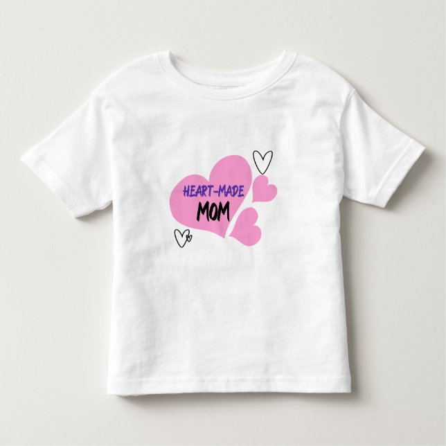 Herzliche Mama Adoptive Mama Kleinkind T-shirt (Vorderseite)