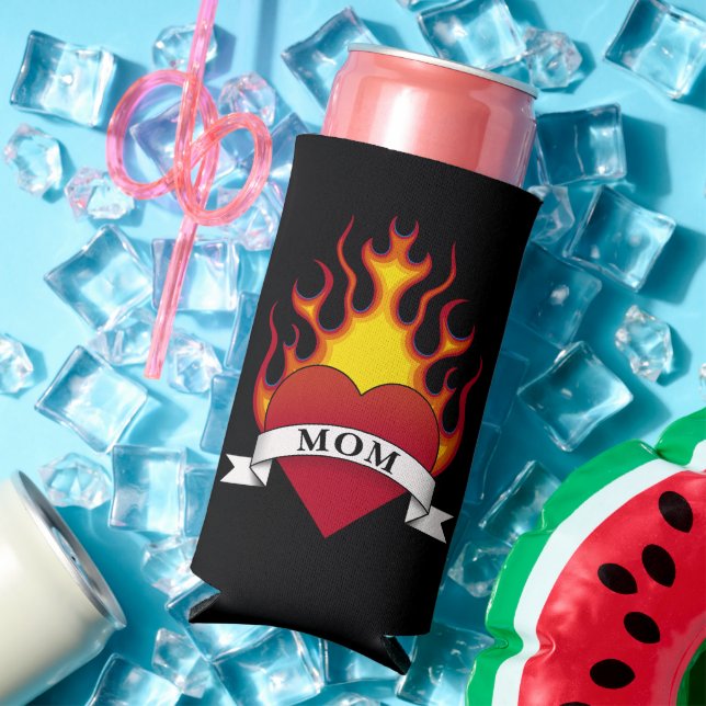 Herzliche Mama Tattoo Selters Dosenkühler (In Situ Sommer)