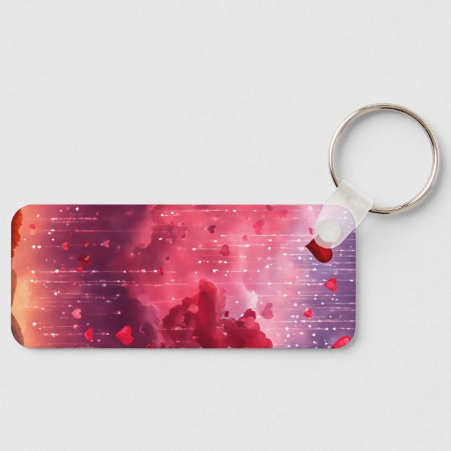 "Herzliche Momente: Eleganter Hart Schlüsselanhäng Schlüsselanhänger (Vorderseite)