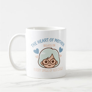 herzliche Mutterliebe - Muttertag Kaffeetasse