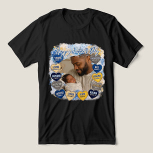 Herzliche Nachricht zum Vatertag Tri-Blend Shirt