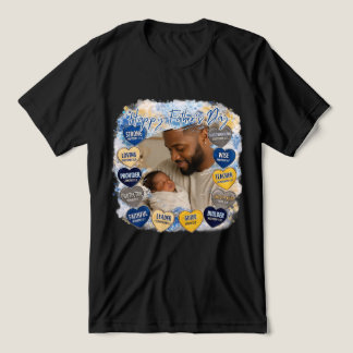 Herzliche Nachricht zum Vatertag Tri-Blend Shirt