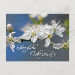 Herzliche Ostergrüße aus dem Briefkasten Postkarte