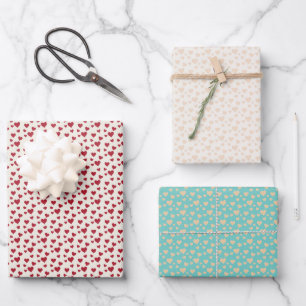 Herzliche Romantik: Valentinstag Geschenkpapier Set