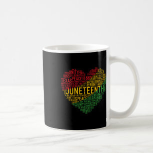 Herzliche schwarze Geschichte Afro American Africa Kaffeetasse
