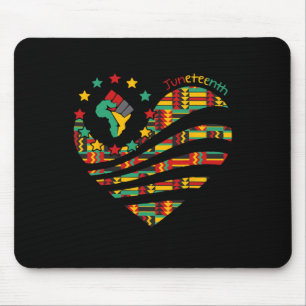 Herzliche schwarze Geschichte Afro American Africa Mousepad