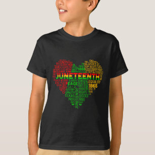 Herzliche schwarze Geschichte Afro American Africa T-Shirt