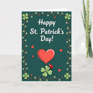 Herzliche St. Patricks Day Karte
