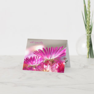 Herzliche Sympathiekarte Karte