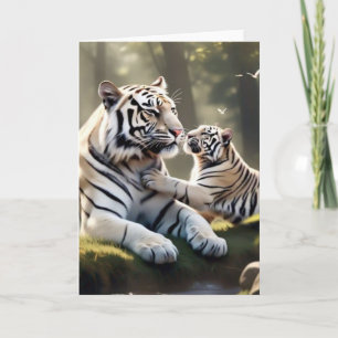 Herzliche Tigermomente – Grußkarte Karte