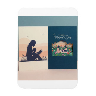 Herzliche Verbindung Mutter und Kind Magnet