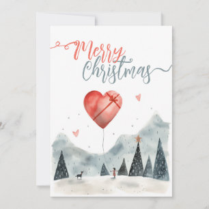 Herzliche Verbindungen: Eine Weihnachtsgeschichte Feiertagskarte
