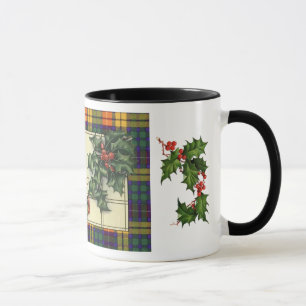 Herzliche Weihnachtsgrüße, Buchanantartan Tasse
