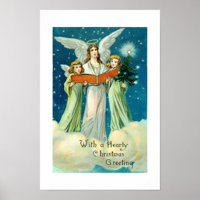 Herzliche Weihnachtsgrüße Poster (Vorne)