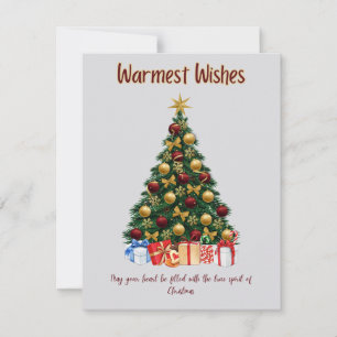 Herzliche Wünsche dieser Weihnachtssaison Feiertagskarte