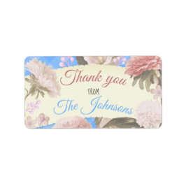 Herzlichen Dank Adressaufkleber