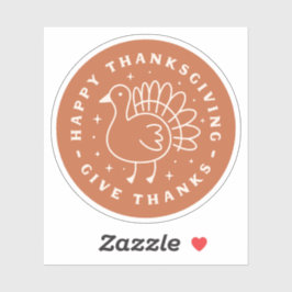 Herzlichen Dank Aufkleber