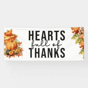 Herzlichen Dank für das Herbst-Party Banner