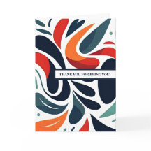 Herzlichen Dank für das Sein als Sie" Card Option 