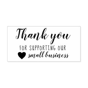 Herzlichen Dank für die kleine Firma Rubber Briefm Permastempel