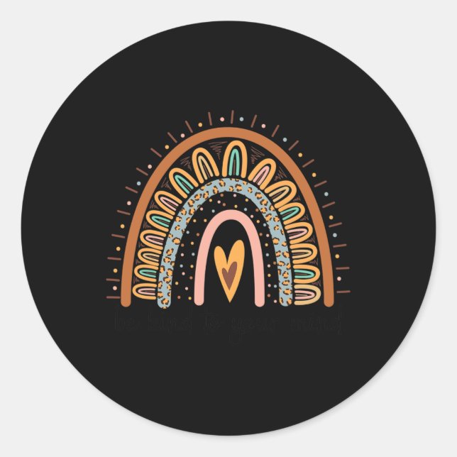 Herzlichen Dank für Ihr Bewusstsein für psychische Runder Aufkleber (Vorderseite)