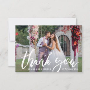 Herzlichen Dank Ihnen Pinsel Skript Hochzeitskarte Dankeskarte
