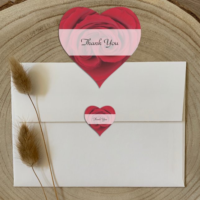 Herzlichen Dank Ihnen Stickers - Rote Rose (Von Creator hochgeladen)