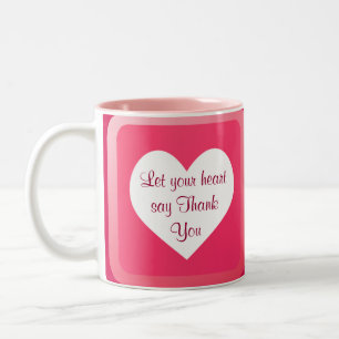 Herzlichen Dank Tasse