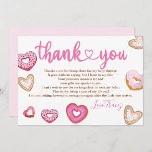 Herzlichen Dank Valentindonuts Dankeskarte