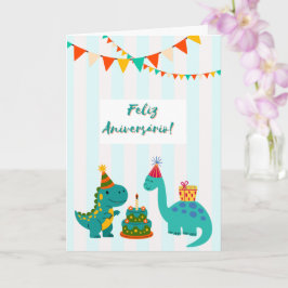 Herzlichen Geburtstag Dinosaurierkarte Karte