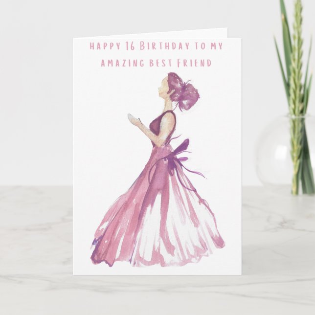 Herzlichen Glückwunsch 16 Geburtstag zu meinem Pha Karte (Vorderseite)