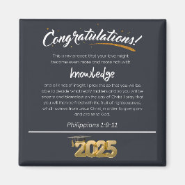 Herzlichen Glückwunsch 2025 Philippinen 1:9-11 Chr Magnet