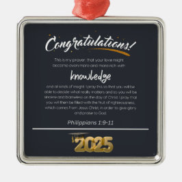 Herzlichen Glückwunsch 2025 Philippinen 1:9-11 Chr Ornament Aus Metall