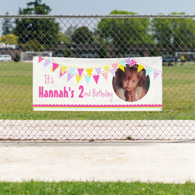 Herzlichen Glückwunsch 2. Geburtstagsfeiern mit Fo Banner (Insitu)