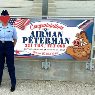 Herzlichen Glückwunsch 321 Abschluss der Warthogs  Banner