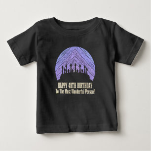 Herzlichen Glückwunsch 49. Geburtstag Sprichwort Z Baby T-shirt