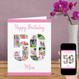 Herzlichen Glückwunsch 50. Geburtstag Mama Nr. 50  Karte