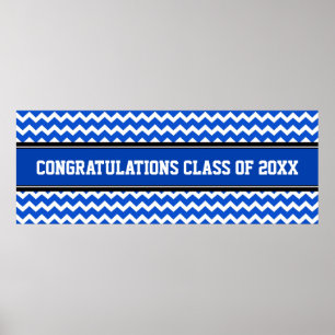 Herzlichen Glückwunsch Abschluss Custom Year Banne Poster